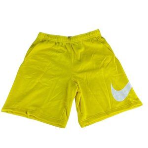 Nike Men's Sportswear Club Fleece Yellow White Shorts BV2721-765 Size S - XXL